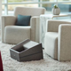 Arm chair and a footstool